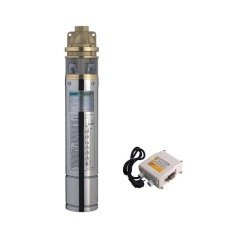 İmpo 4SKM150 4 inch Preferikal Tek Kademeli Dalgıç Pompa 15 Metre Kablo ve Pano 1.5 Hp 85 mss