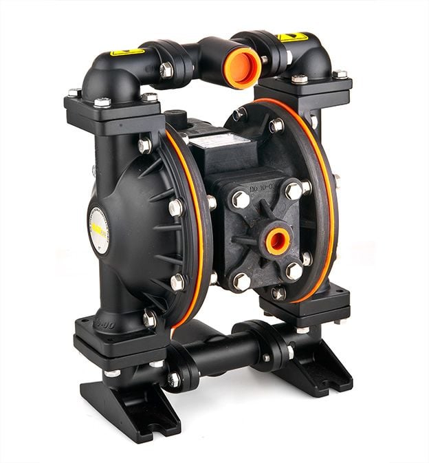 Huge Pump-Günalsan HP10 Alüminyum Gövdeli Diyaframlı Havalı Pompa 150 Litre/Dakika 7 Bar 1 inch