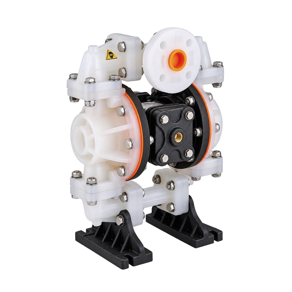 Huge Pump-Günalsan HP05 Plastik Polipropilen Gövdeli Diyaframlı Havalı Pompa 55 Litre/Dakika 7 Bar 3/4 inch