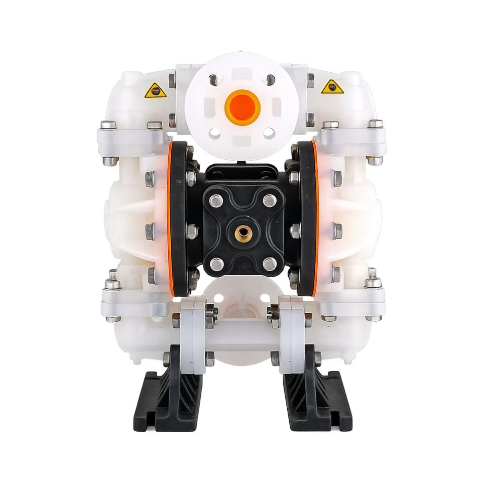Huge Pump-Günalsan HP05 Plastik Polipropilen Gövdeli Diyaframlı Havalı Pompa 55 Litre/Dakika 7 Bar 3/4 inch