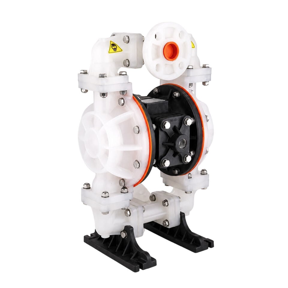 Huge Pump-Günalsan HP10 Plastik Polipropilen Gövdeli Diyaframlı Havalı Pompa 150 Litre/Dakika 7 Bar 1 inch