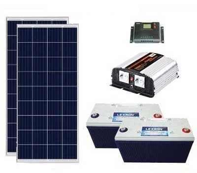 Solar Güneş Enerjili Aydınlatma-Mini Buzdolabı Paketi