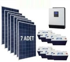 Solar Paket Güneş Enerjisi Sistemi Bağ Evi Paketi 3