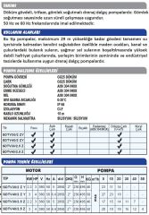 Sumak SDTV 40/2 Z Y Gömlek Soğutmalı Dalgıç Pompa Trifaze 380V 4 Hp