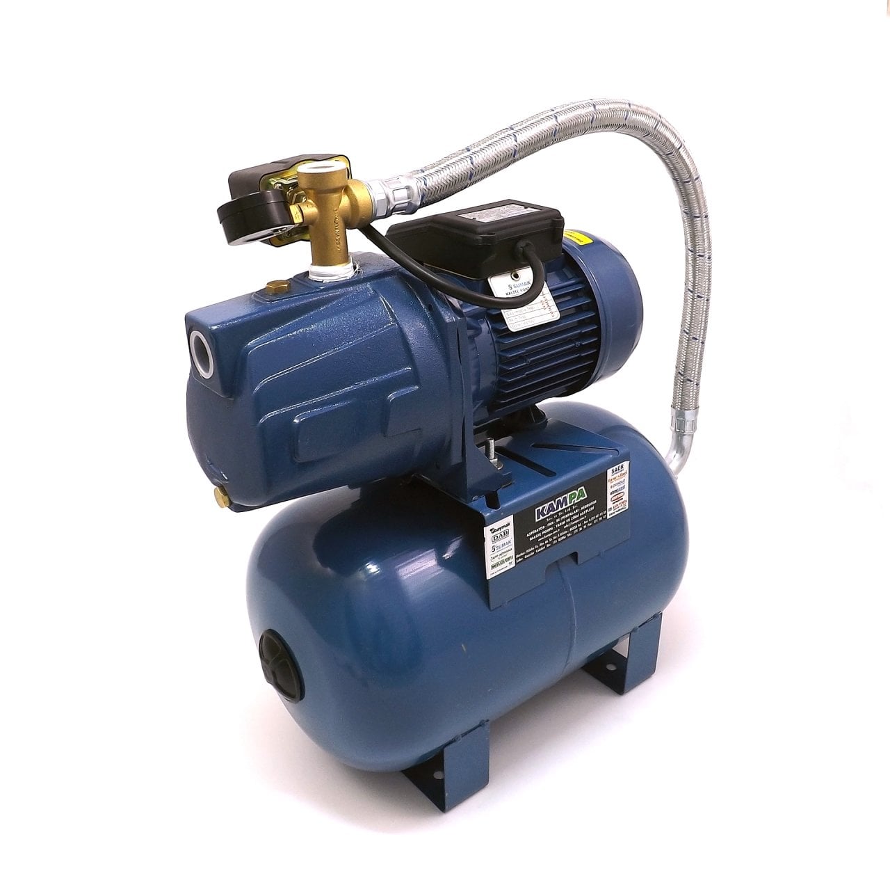 Sumak SMJ 100 Jet Paket Hidrofor 4 Kat 6 Daire 24 Litre Tanklı