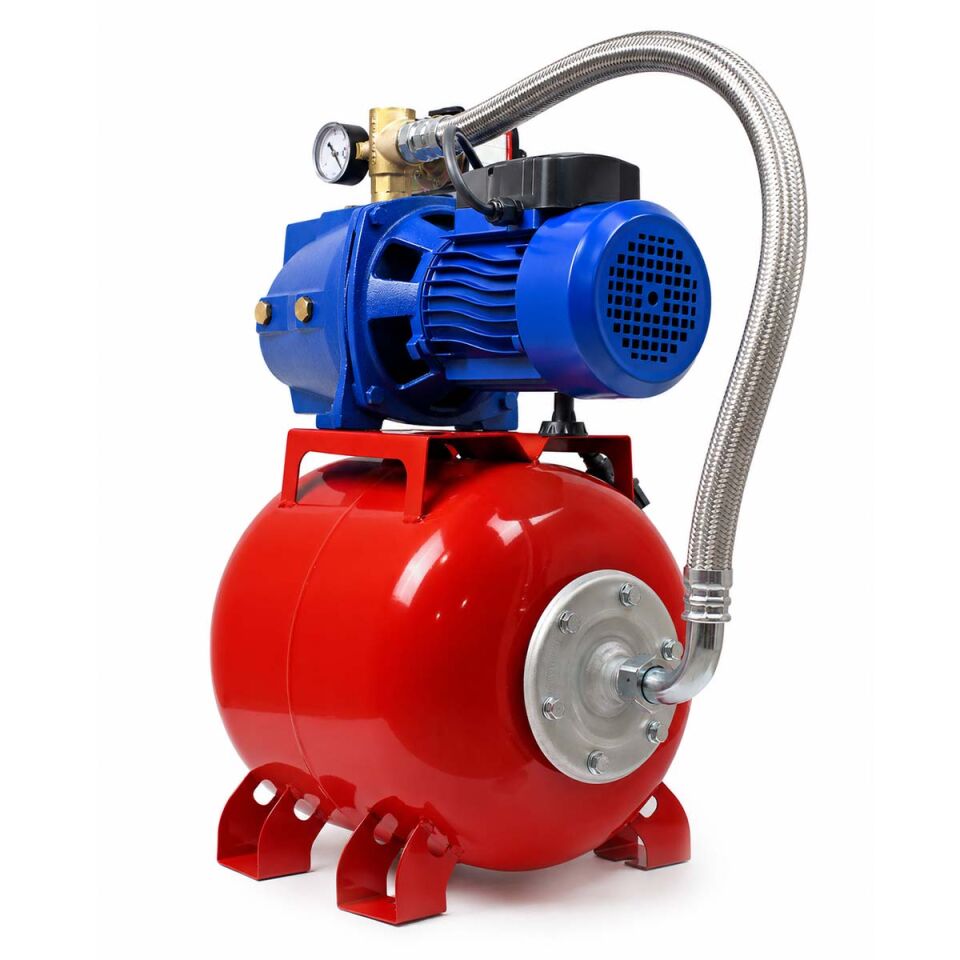 Winpo WNP 100 4 Kat 4 Daire Hidrofor, 24 Litre Yatay Tanklı Hidrofor, Ev Tipi Hidrofor