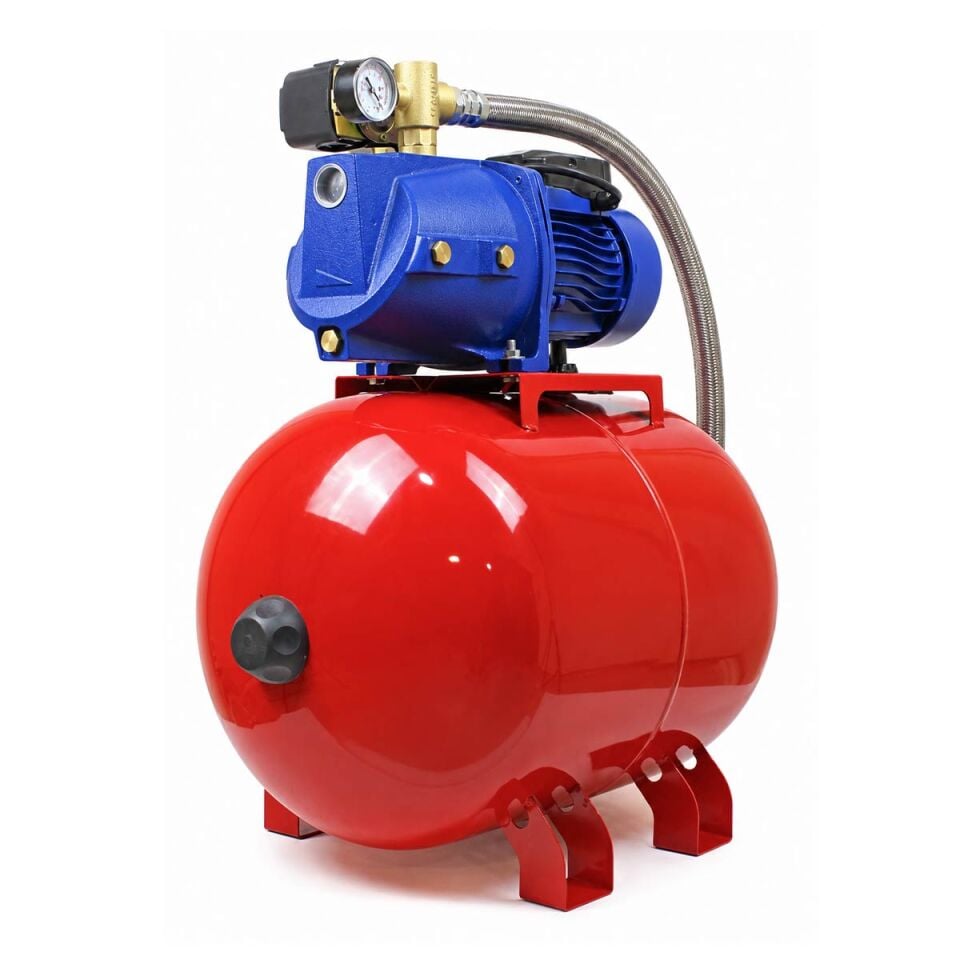 Winpo WNP 100 4 Kat 4 Daire Hidrofor, 50 Litre Yatay Tanklı Hidrofor, Ev Tipi Hidrofor