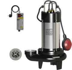 Sumak SBRM 19/2P Parçalayıcı Bıçaklı Foseptik Dalgıç Pompa Monofaze (220V) 1.8 Hp